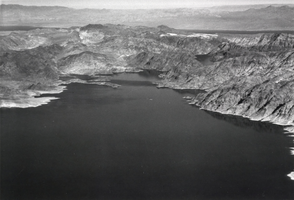 Aerial photograph of Lake Mead, circa 1935-1950