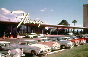 Slide of the Flamingo Hotel, Las Vegas, circa 1950s