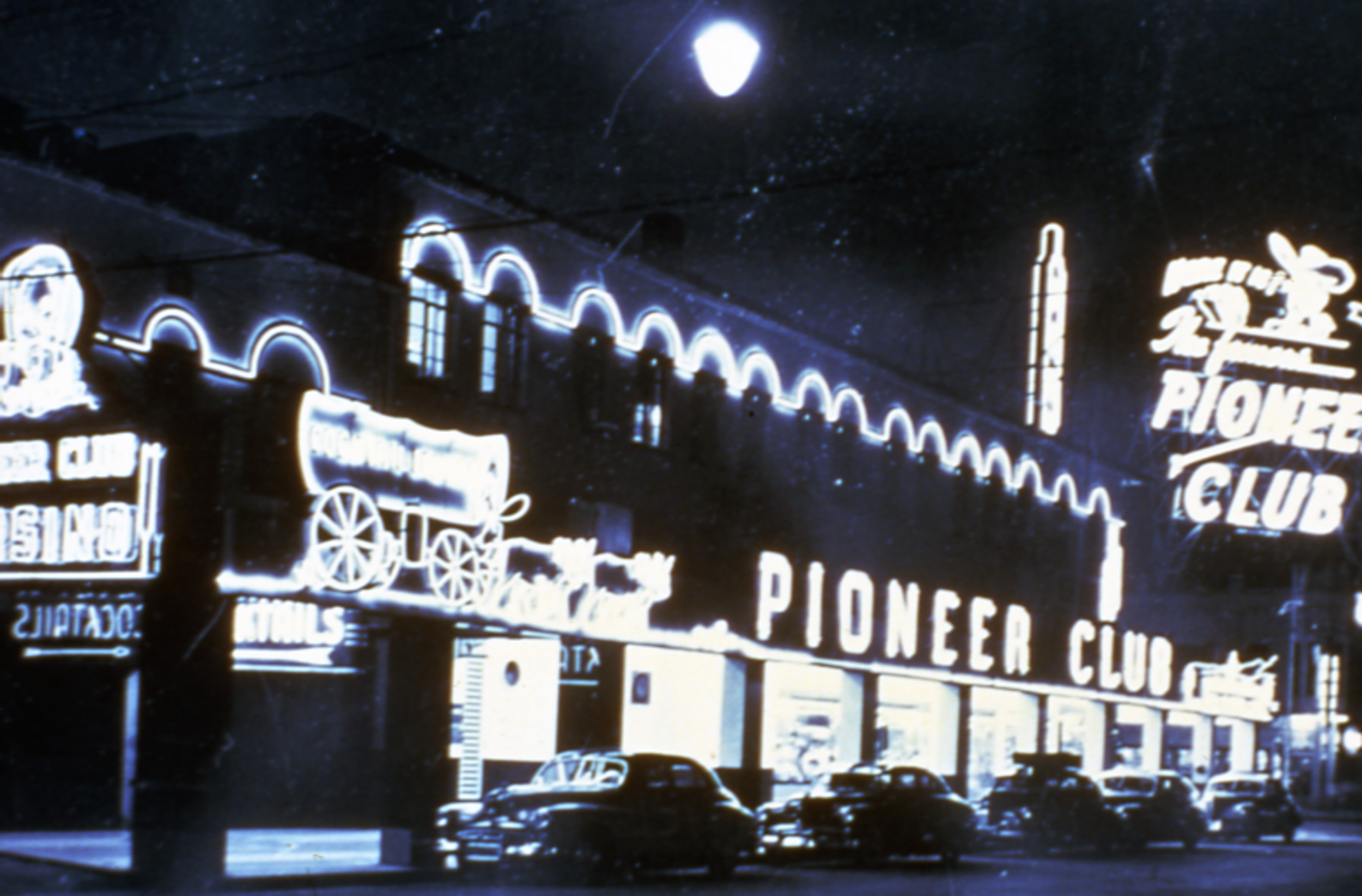 Slide of the Pioneer Club, Las Vegas, circa 1940s