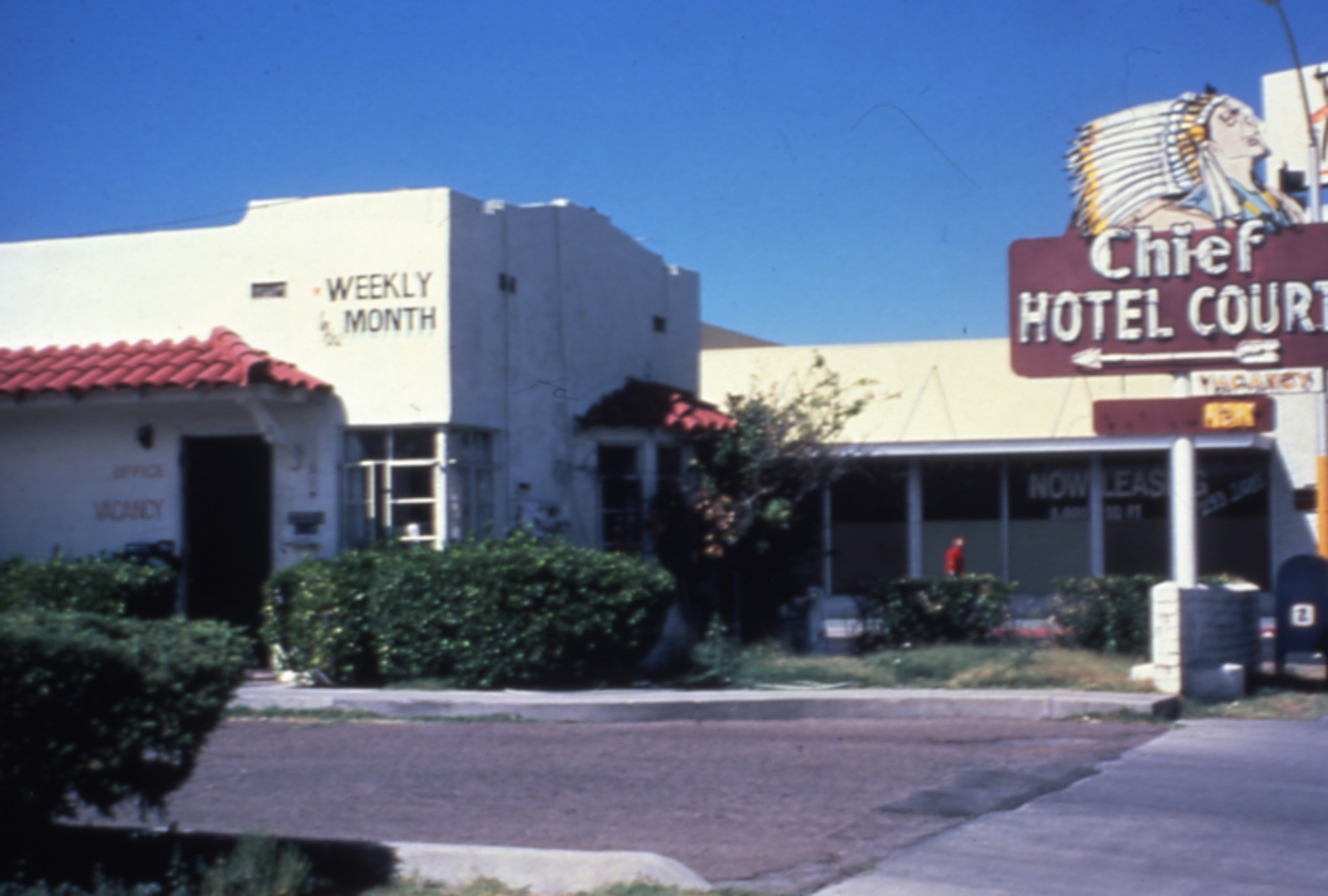 Slide of the Chief Hotel Court, Las Vegas, 1986