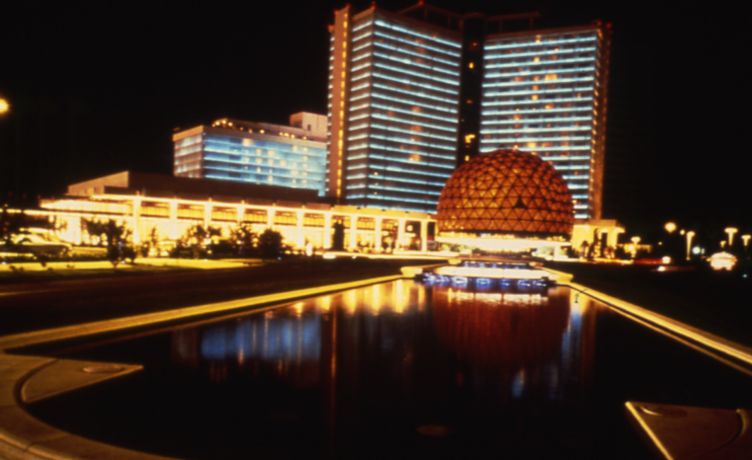 Slide of Caesars Palace, Las Vegas, 1986