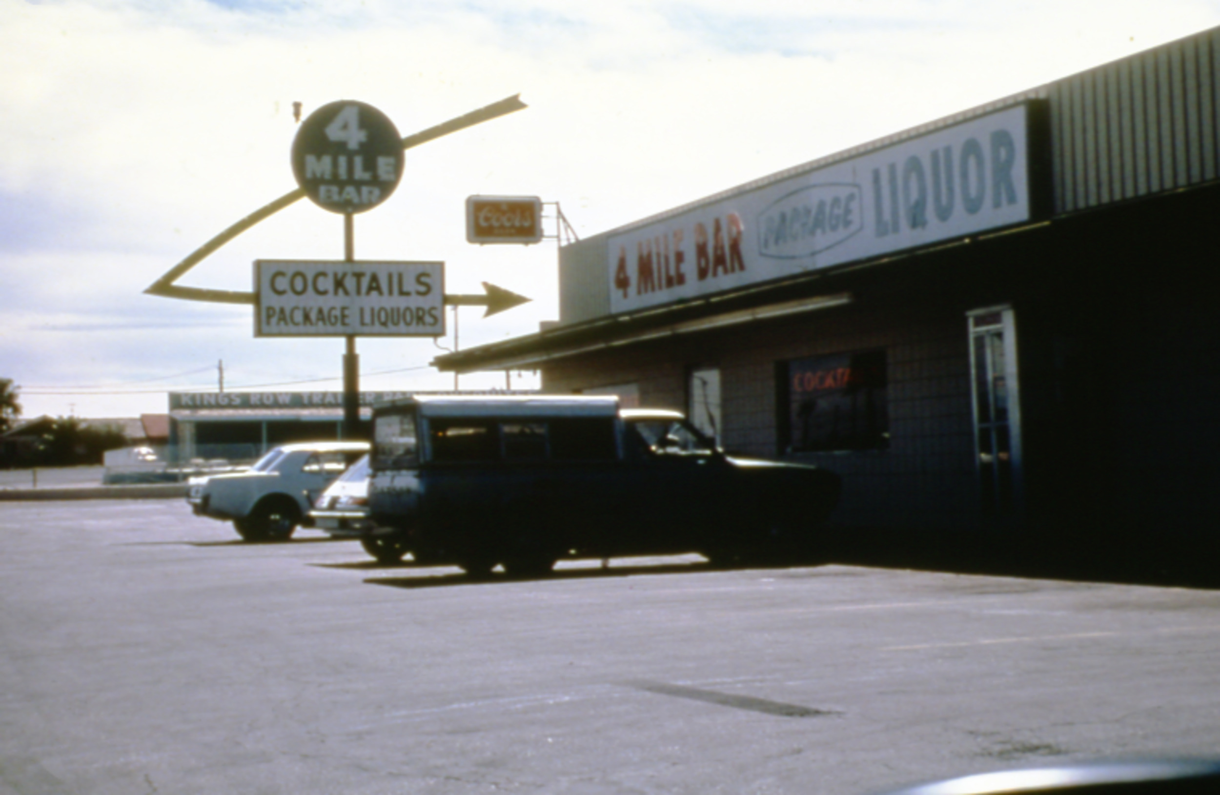 Slide of the 4 Mile Bar, Boulder Highway, Nevada, 1986