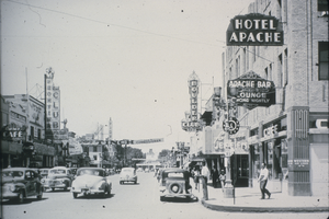 Slide of Fremont Street, Las Vegas, circa 1940s