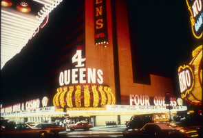 Slide of the Four Queens, Las Vegas, 1986