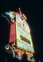 Slide of a neon Circus Circus marquee, Las Vegas, circa 1980s