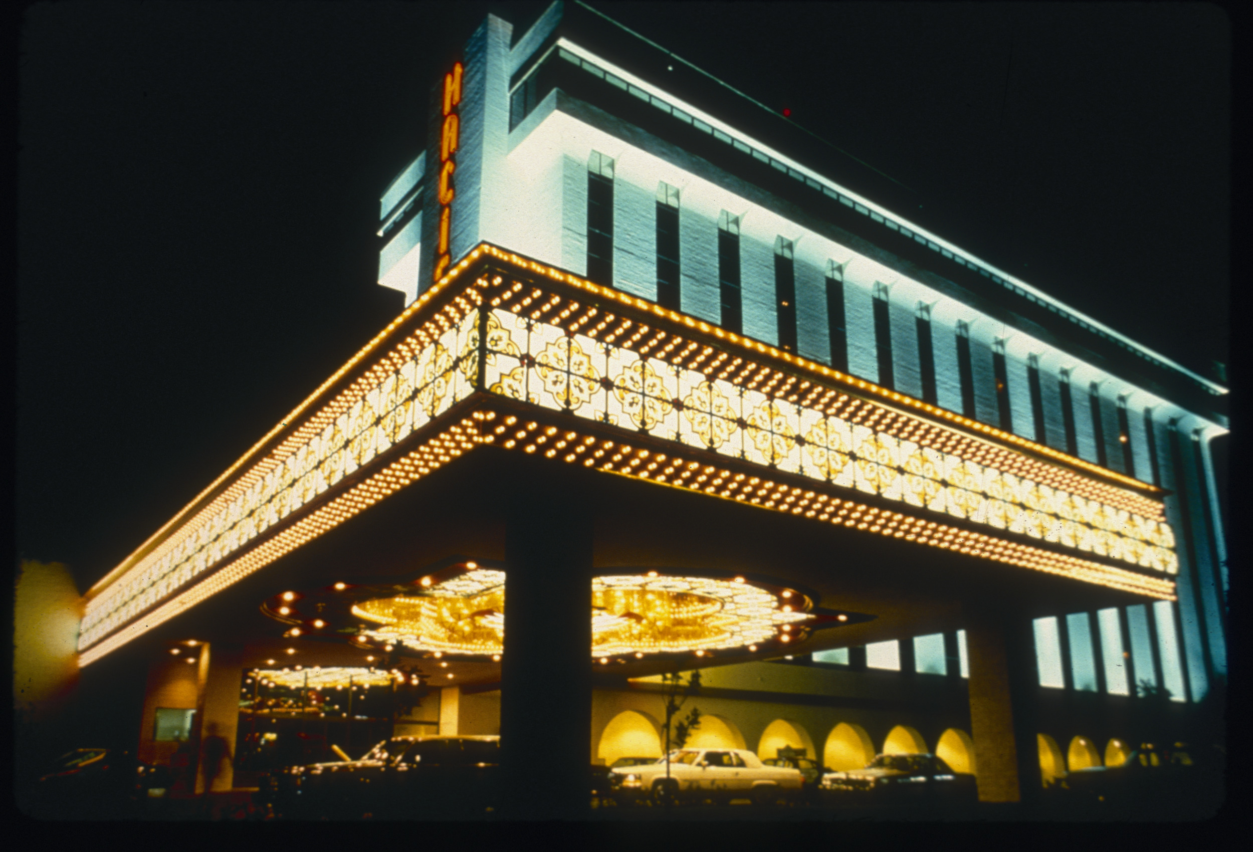 Slide of the Hacienda Hotel, Las Vegas, 1986