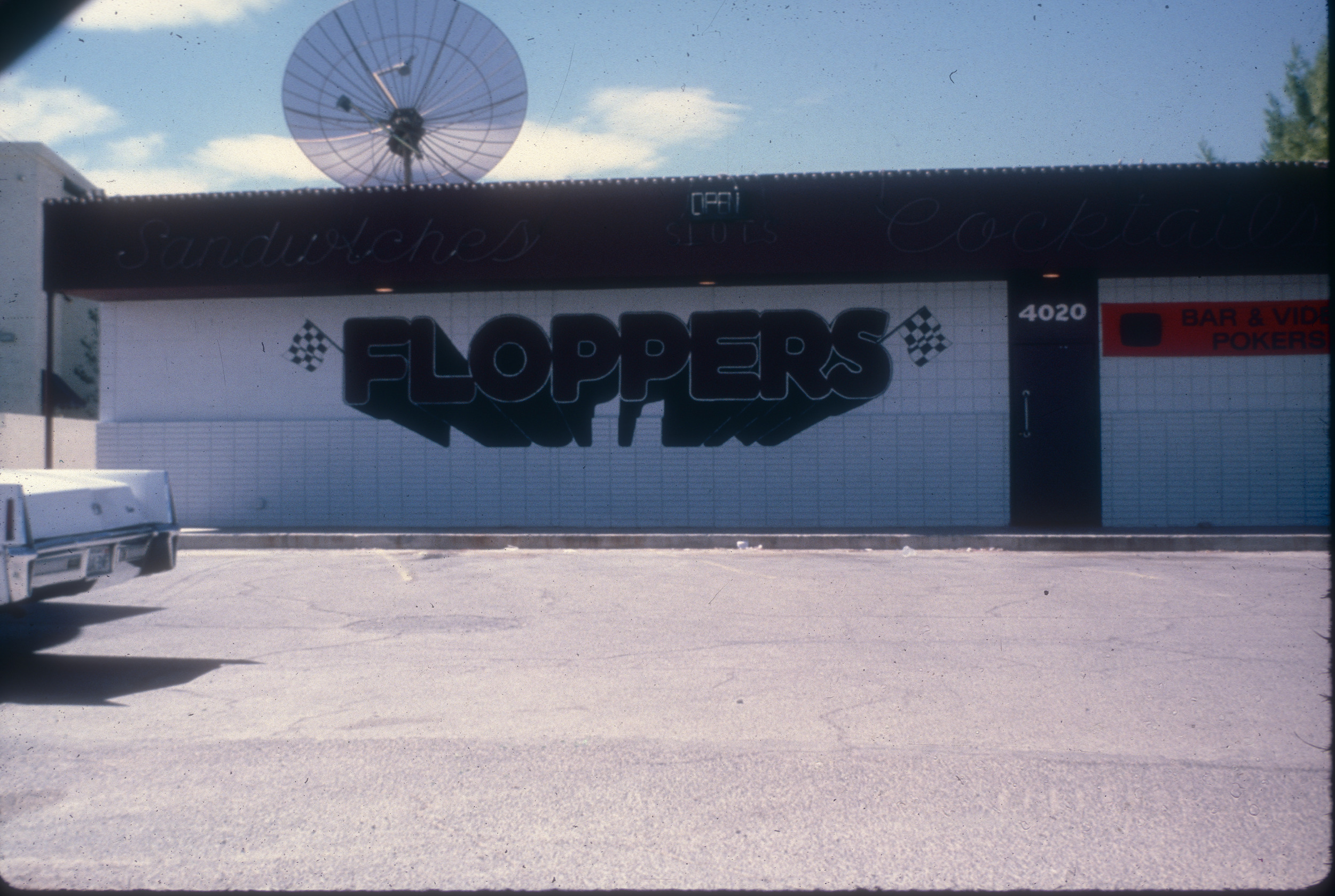 Slide of Flopper's Bar, Nevada, 1986