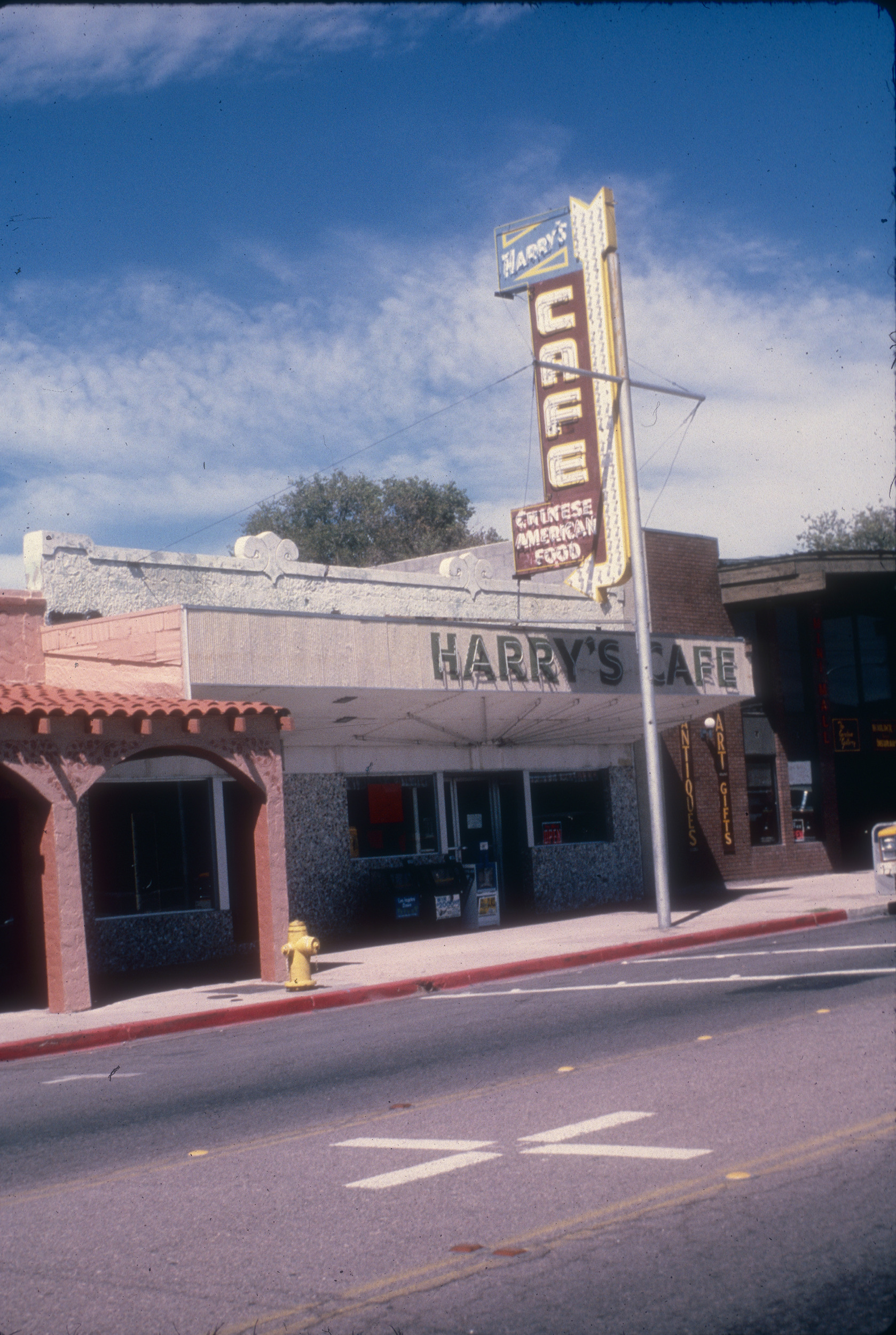 Slide of Harry's Cafe, Boulder City, Nevada, 1986