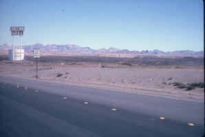 Slide of a roadside neon sign for a casino, Laughlin, Nevada, 1986