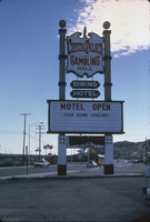Slide of the neon sign for the Crystal Palace Gambling Hall, Laughlin, Nevada, 1986