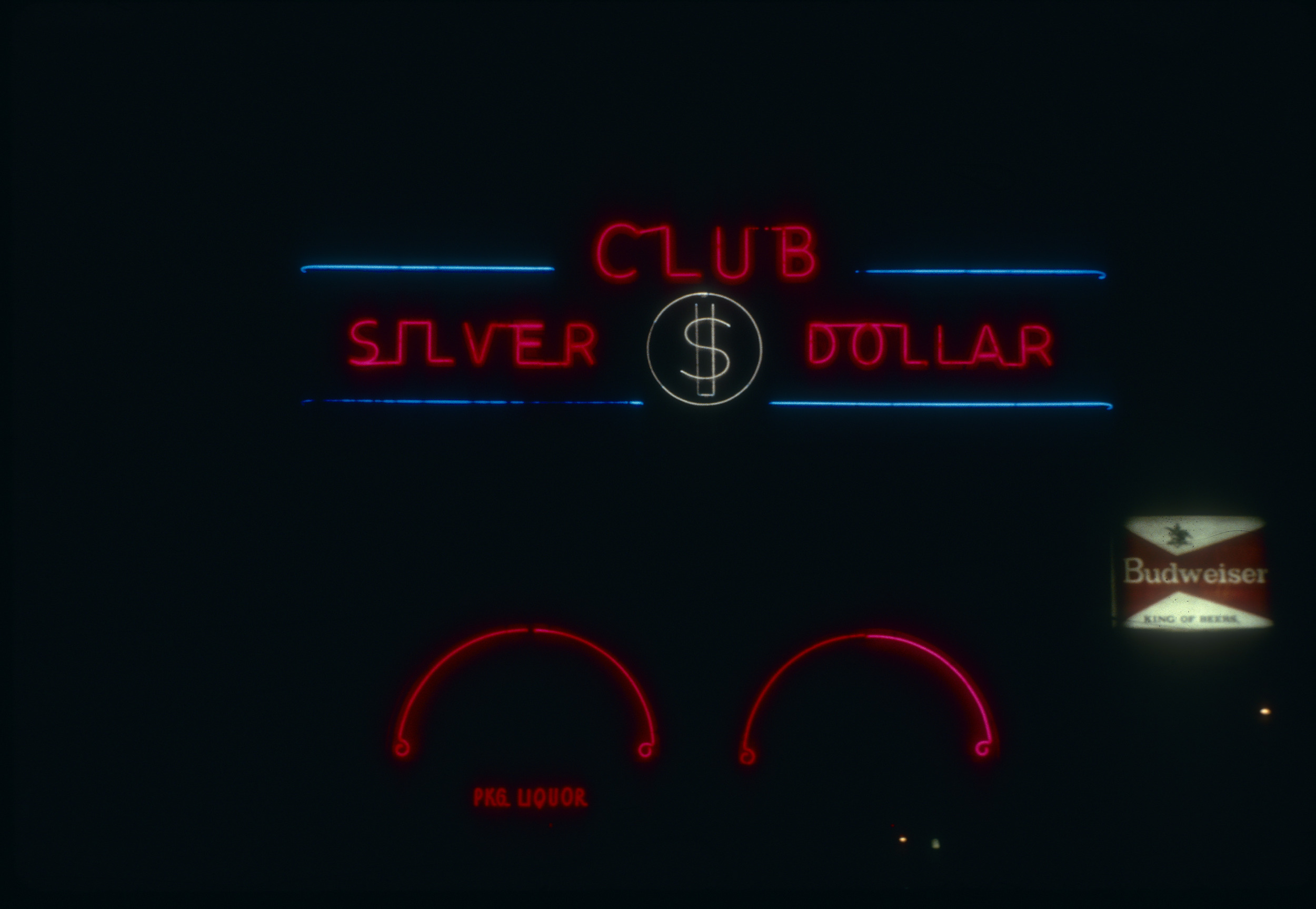 Slide of the Silver Dollar Club, Elko, Nevada, 1986