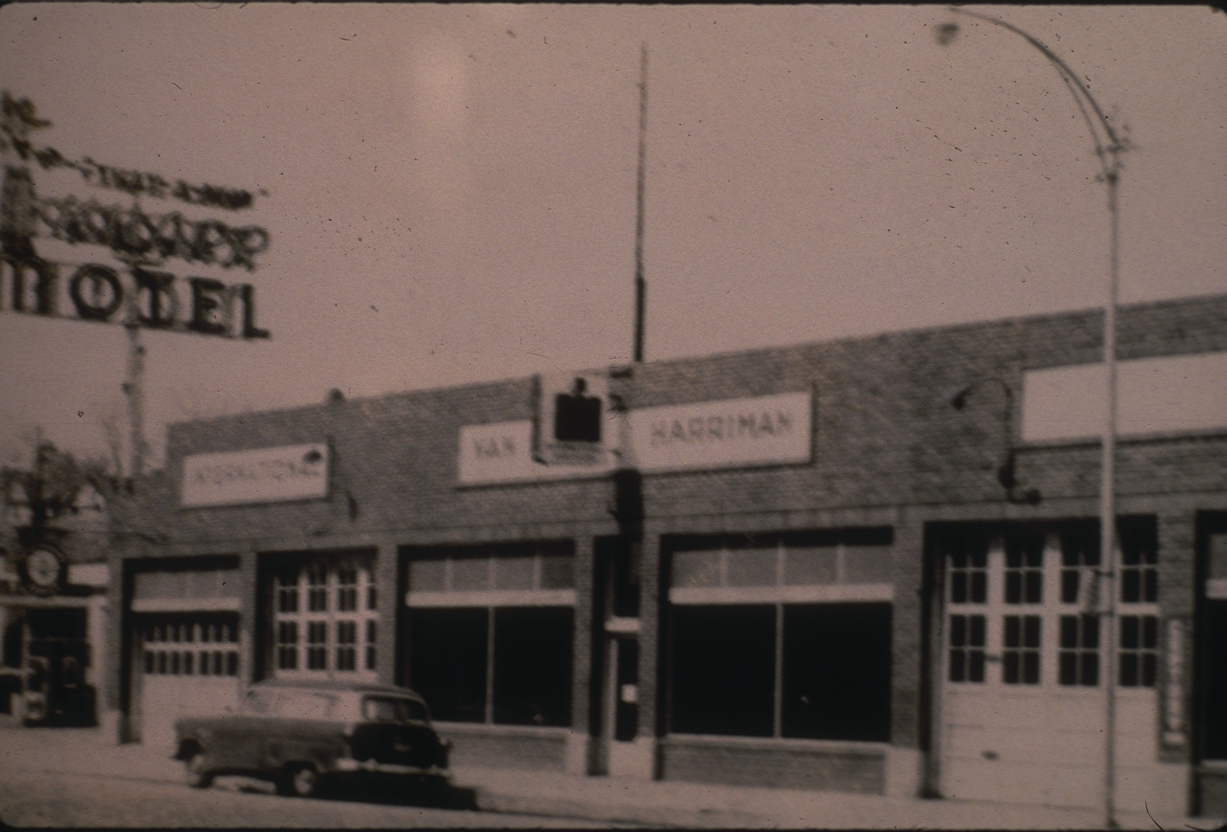 Slide of the Centre Motel, Elko, Nevada, circa 1950