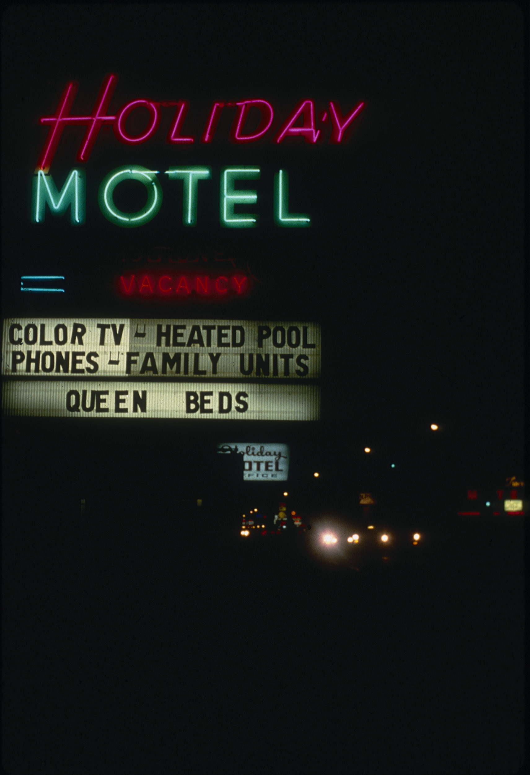 Slide of the Holiday Motel, Elko, Nevada 1986