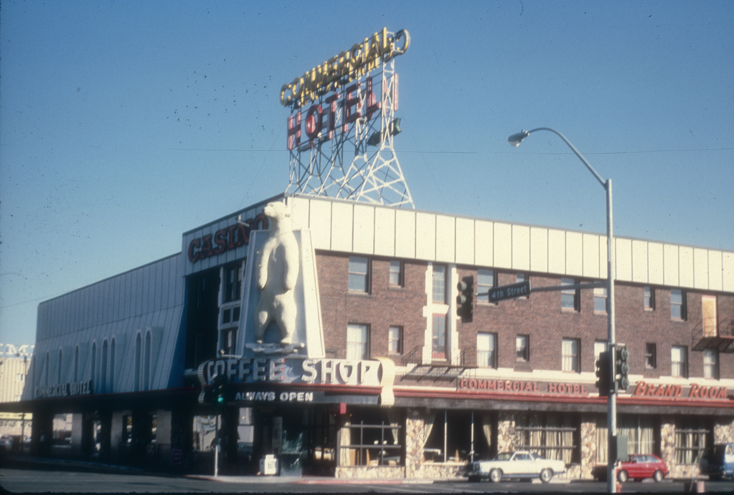 Slide of the Commercial Hotel, Elko, Nevada, 1986