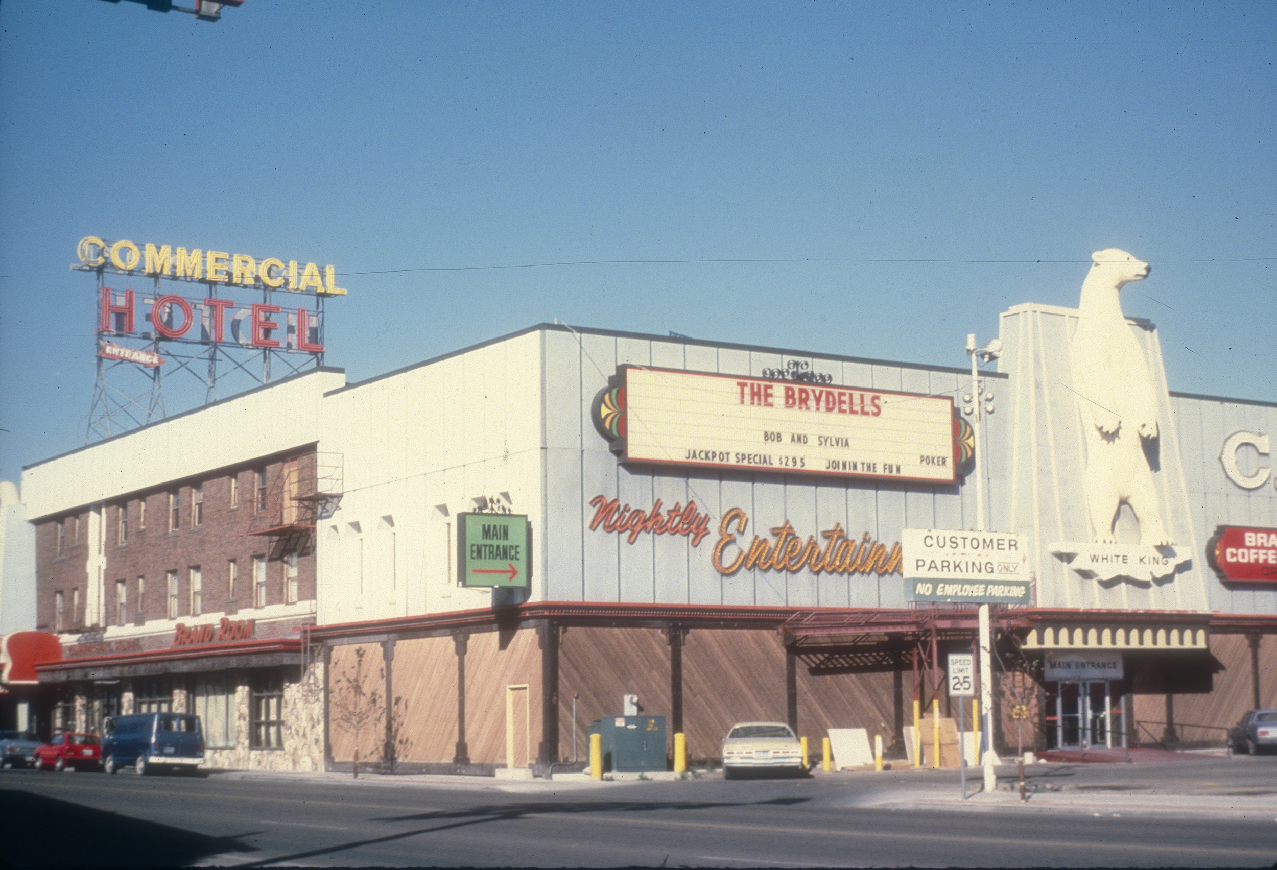 Slide of the Commercial Hotel, Elko, Nevada, 1986