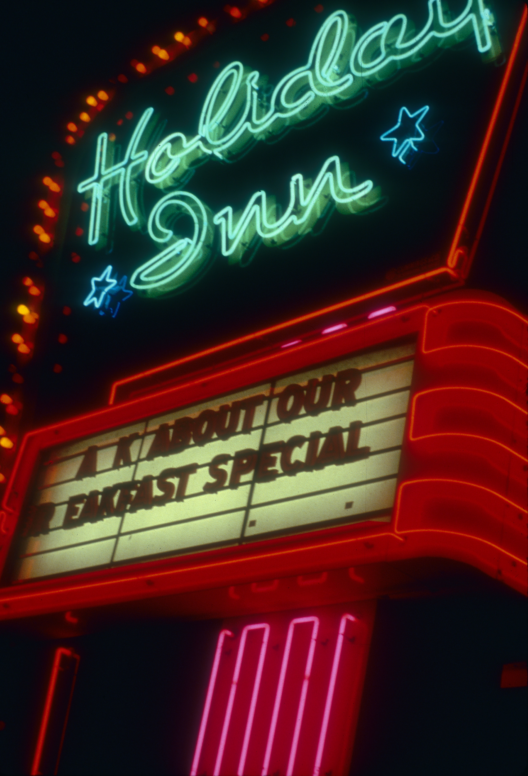 Slide of the Holiday Inn, Elko, Nevada, 1986