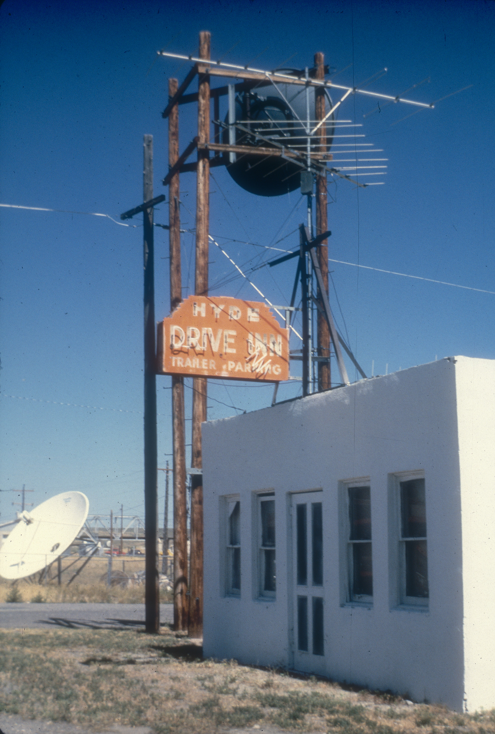 Slide of the Hyde Drive Inn, Wells, Nevada, 1986