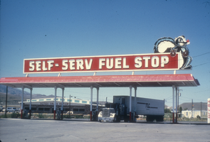 Slide of Stinker's Gas, Wells, Nevada, 1986