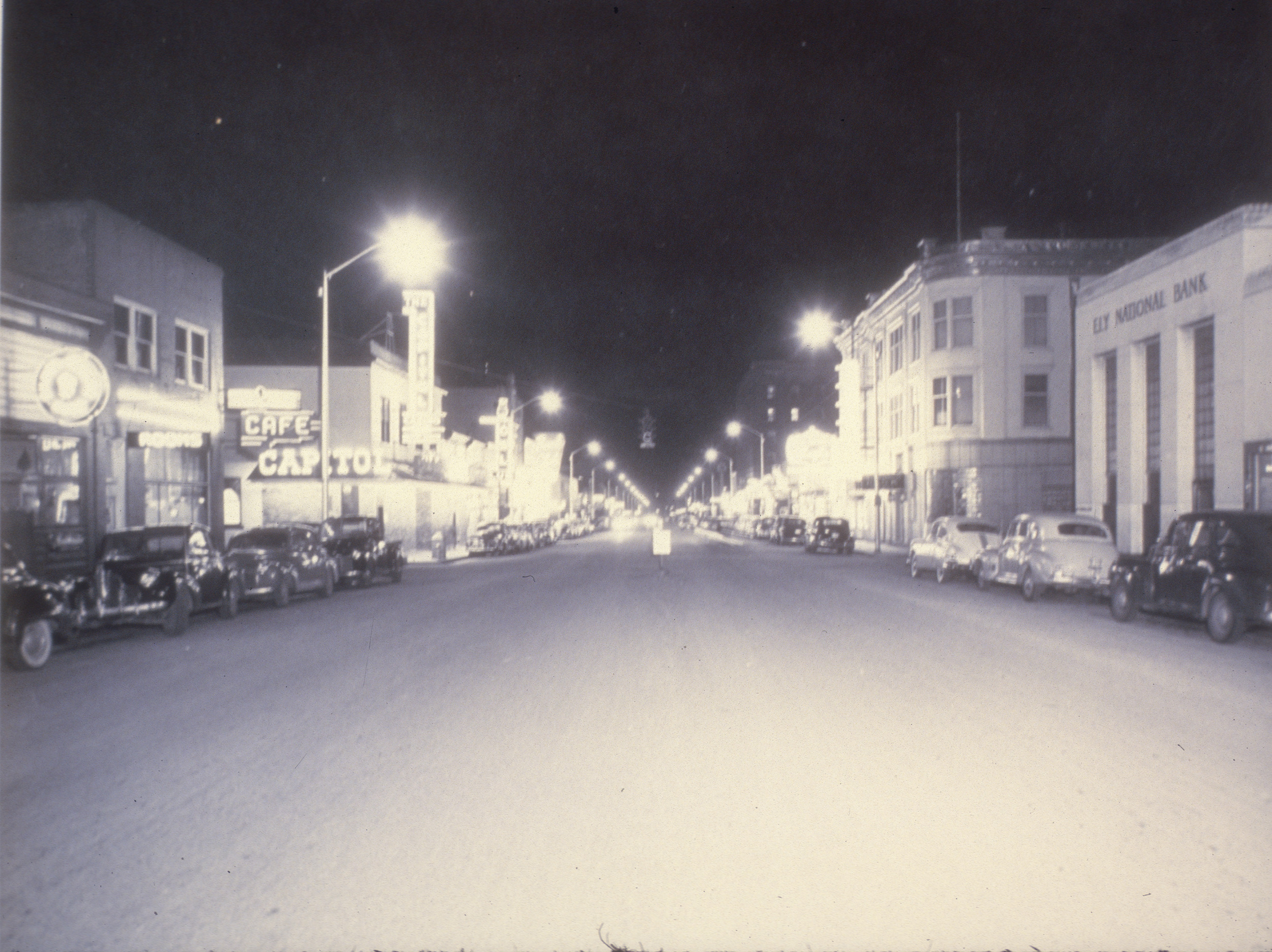 Slide of Main Street, Ely, Nevada, circa 1930s