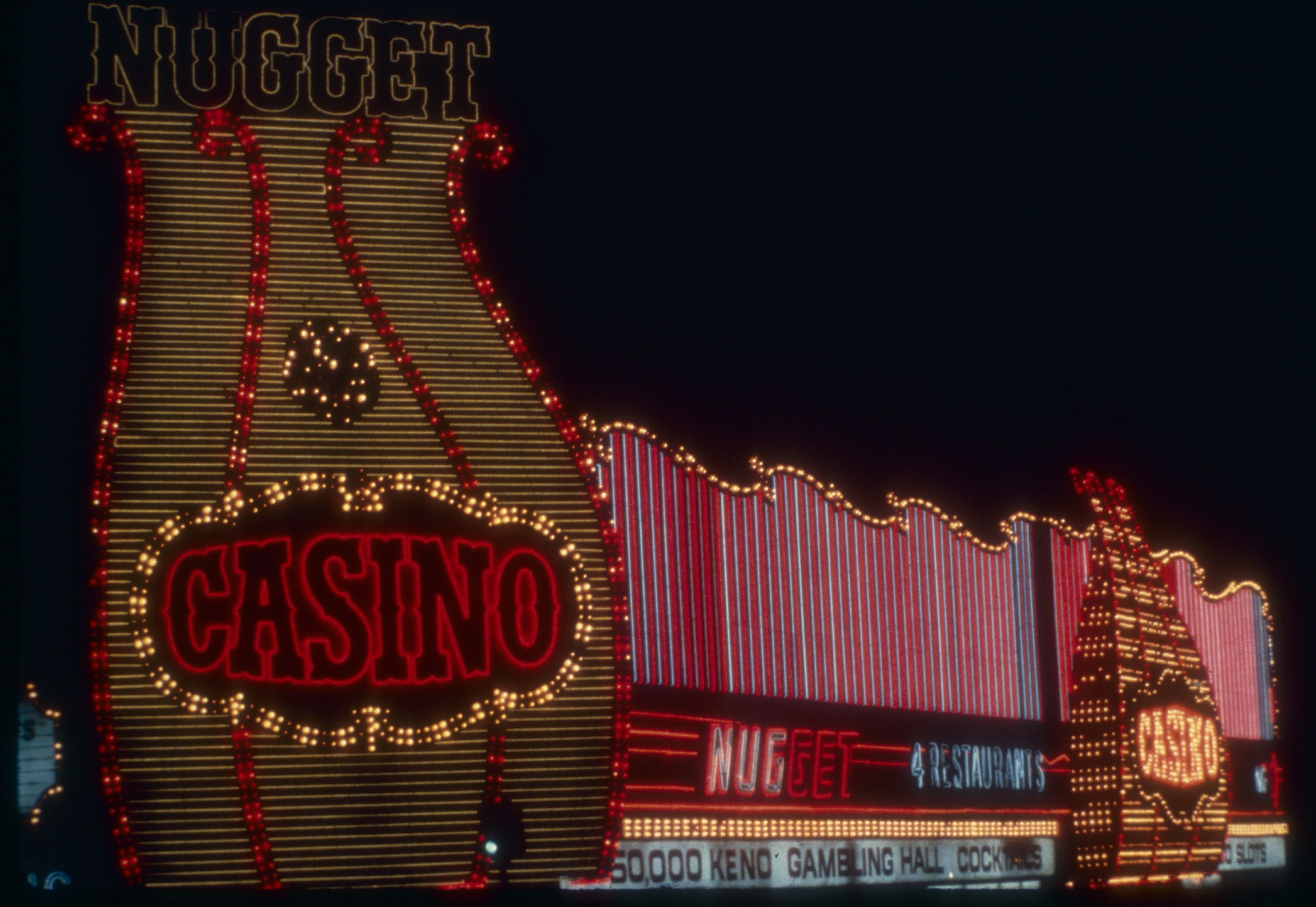 Slide of the Nugget Casino, Carson City, Nevada, circa 1980s