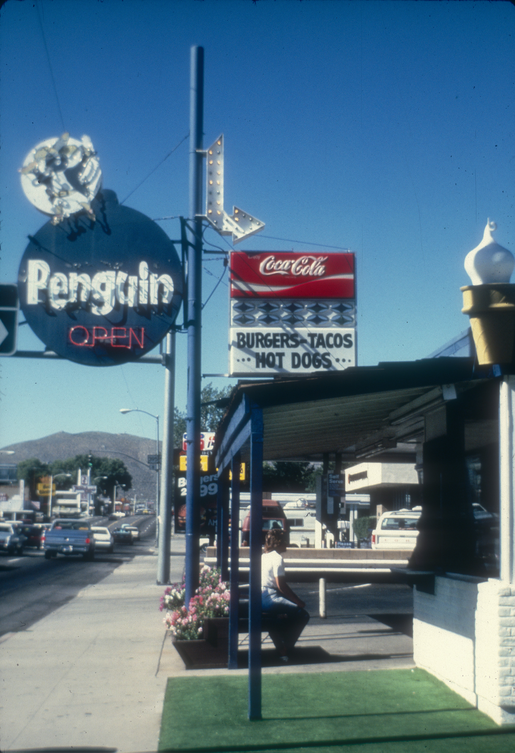 Slide of the Penguin Restaurant, Carson City, Nevada, 1986