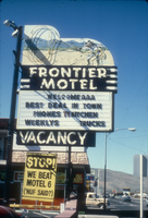 Slide of the Frontier Motel, Carson City, Nevada, 1986
