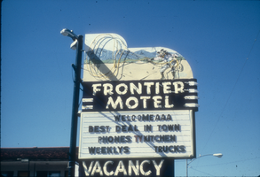 Slide of the Frontier Motel, Carson City, Nevada, 1986