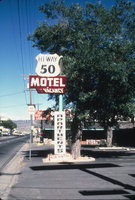Slide of the Hiway 50 Motel, Carson City, Nevada, 1986