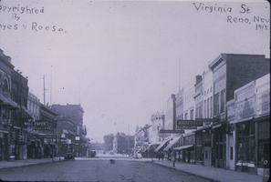 Slide of downtown Reno, Nevada, circa 1913