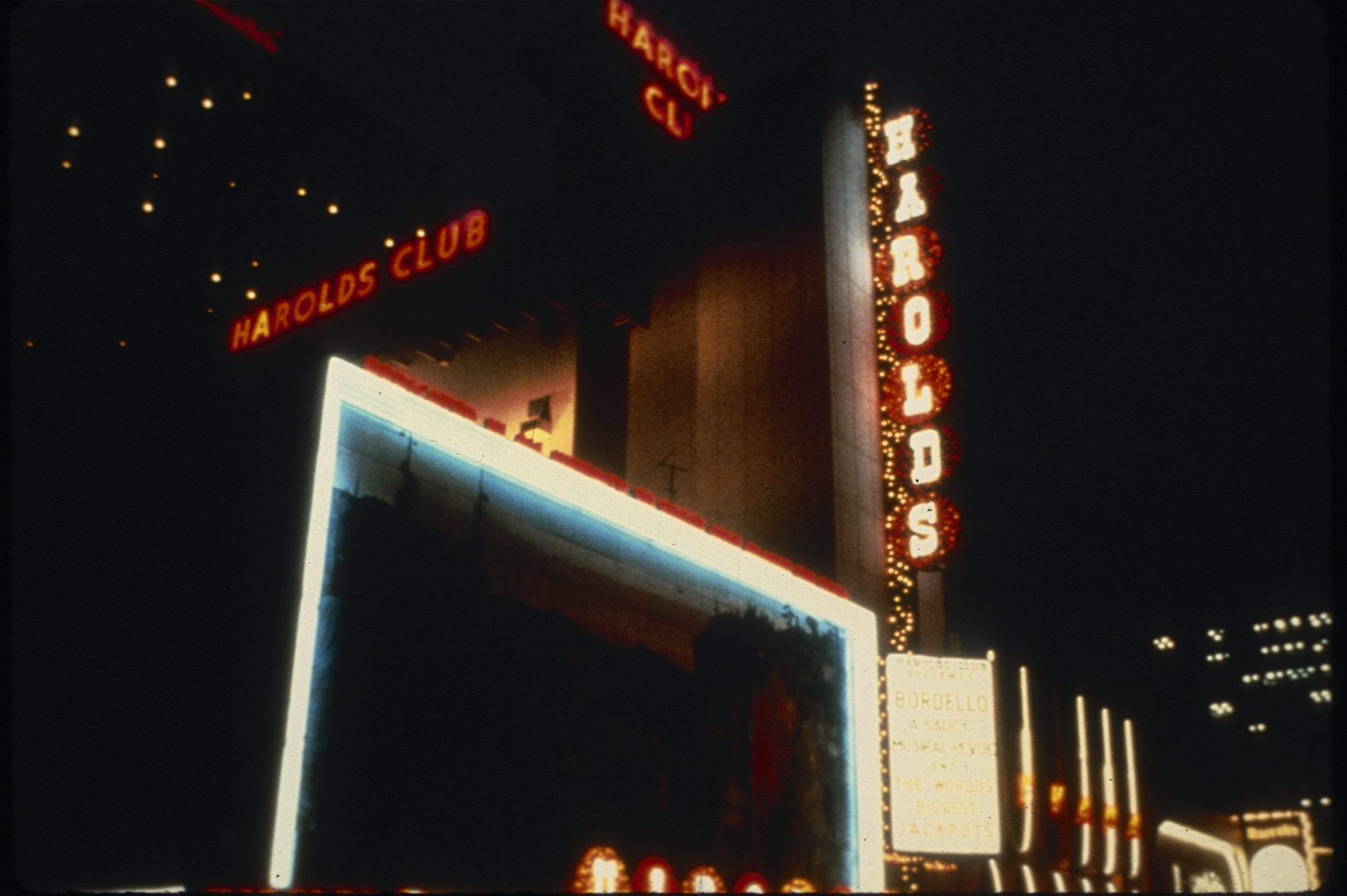Slide of Harold's Club, Reno, Nevada, 1986