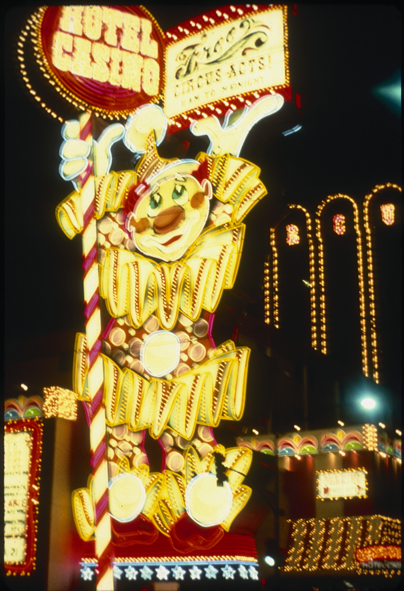 Slide of Circus Circus, Las Vegas, 1986
