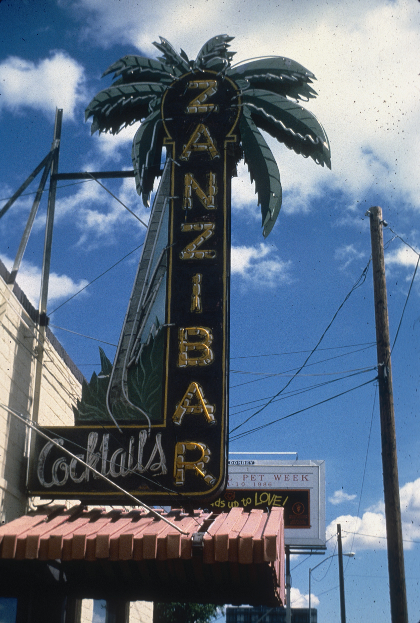 Slide of the Zanzibar Lounge, Reno, Nevada, 1986