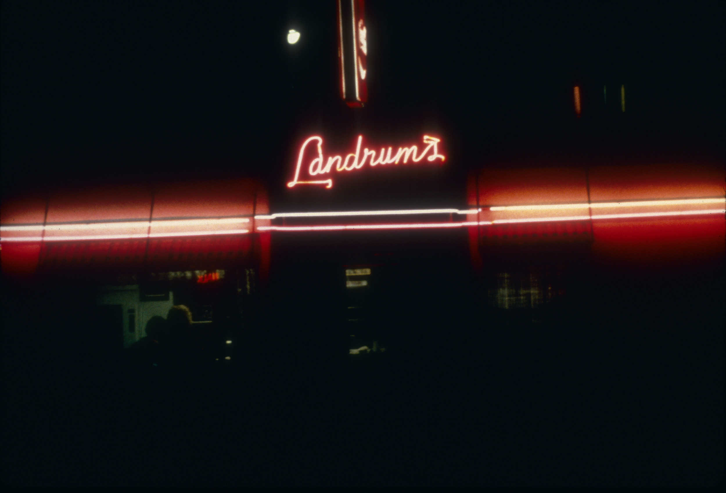 Slide of the Landrum's Cafe, Reno, Nevada, 1986