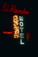 Slide of the neon sign for the El Rancho Motel, Reno, Nevada, 1986
