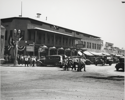 Photograph of the Hotel Nevada on Main and Fremont Streets, Las Vegas, circa 1930