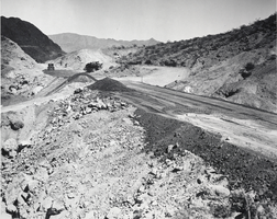 Photograph of road construction, Boulder City, Nevada, April 10, 1931