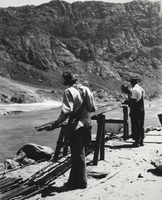 Photograph of workers at Hoover Dam, April 10, 1931