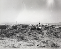 Photograph of construction in Boulder City, Nevada, October 12, 1931