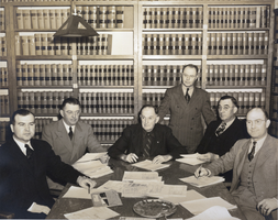 Photograph of the Board of Clark County Commissioners, Las Vegas, March 1940