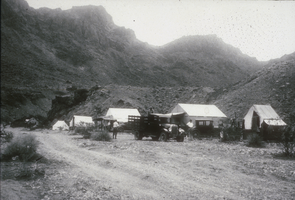 Slide of makeshift homes in Boulder City, Nevada, March 13, 1931