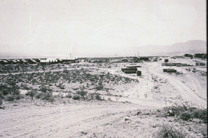 Slide of a construction site in Boulder City, Nevada, April 10, 1931