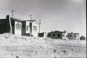 Slide of homes in Boulder City, Nevada, October 12, 1931