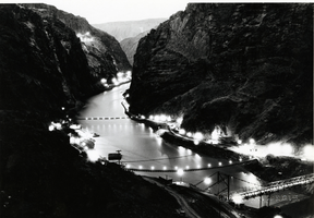 Film transparency of Hoover Dam, circa 1930s