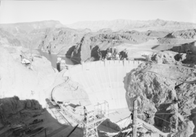 Film transparency of Hoover Dam, circa late 1930s