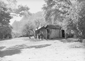 Film transparency of the Wilson Ranch near Las Vegas, circa 1930s-1940s