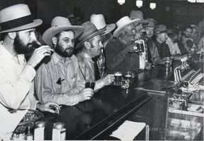 Photograph of men at the Boulder Club, Las Vegas, circa 1930s-1940s