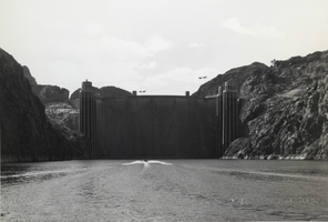 Photograph of Hoover Dam, circa 1935-1936