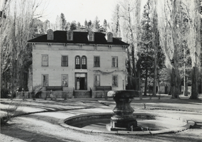 Photograph of the Bowers Mansion in Washoe Valley, Nevada, circa 1930s-1940s