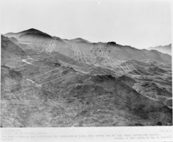Film transparency of transmission lines from Hoover Dam, September 18, 1947