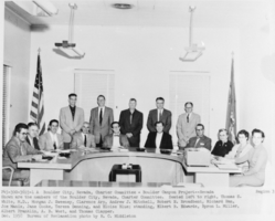 Film transparency of the Boulder City, Nevada Charter Committee, December 1958